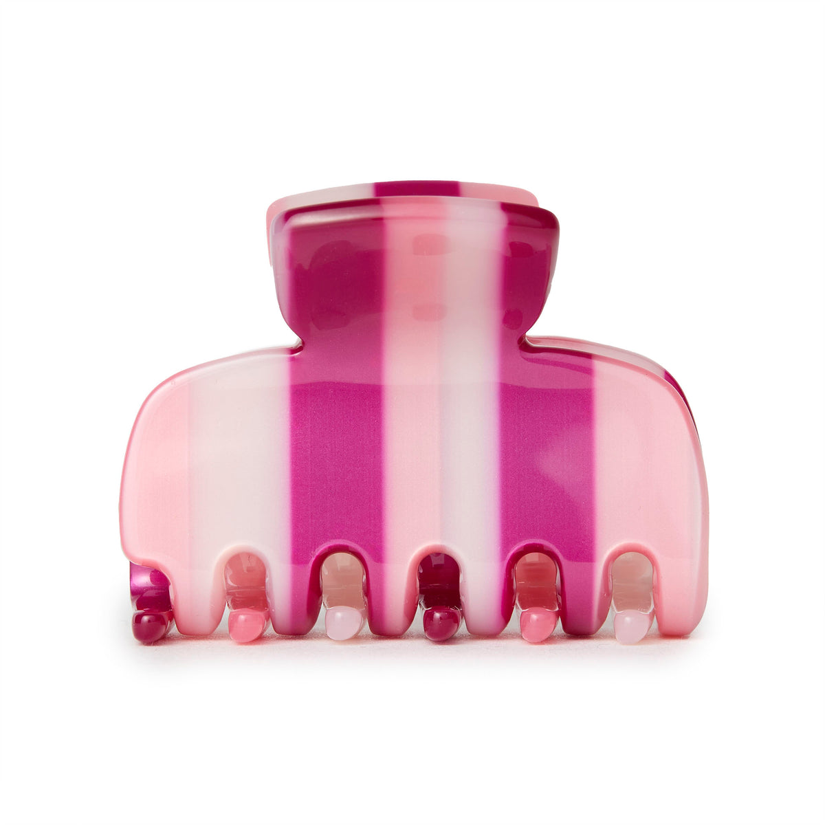 Lele Sadoughi HAIR BUBBLEGUM STRIPES MINI CLAW CLIP