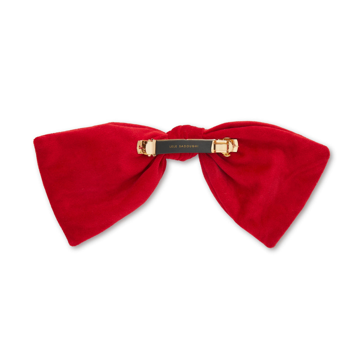 Lele Sadoughi HAIR CANDY PALOMA CANDY CANE BOW BARRETTE