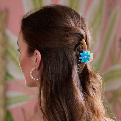 Lele Sadoughi HAIR CARAMEL TIDE DAISY CLAW CLIP