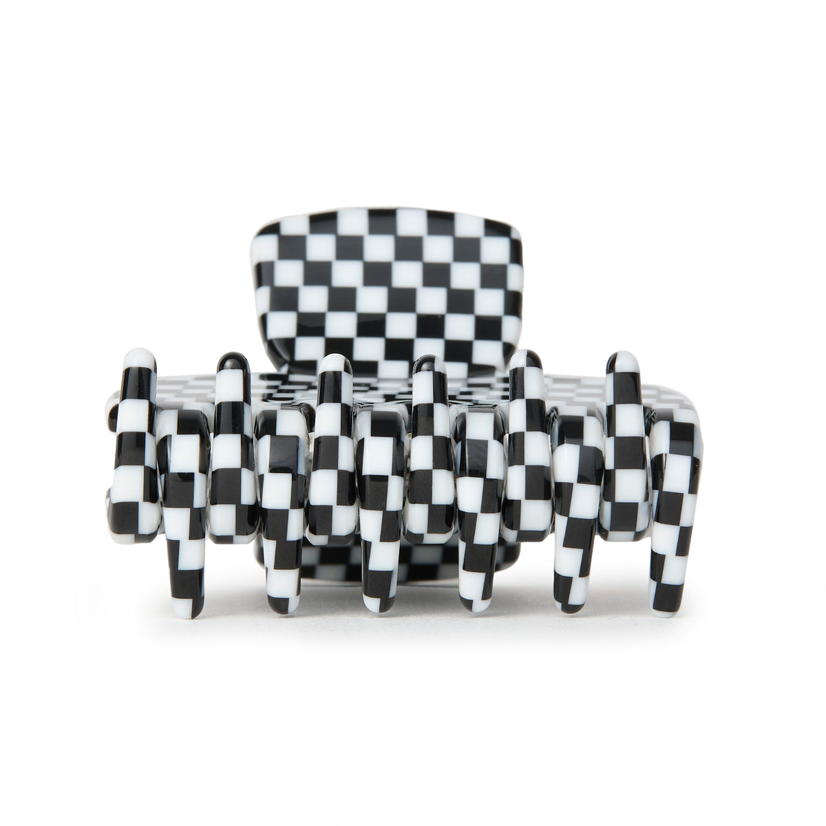 Lele Sadoughi HAIR CHECKERED MINI CLAW CLIP