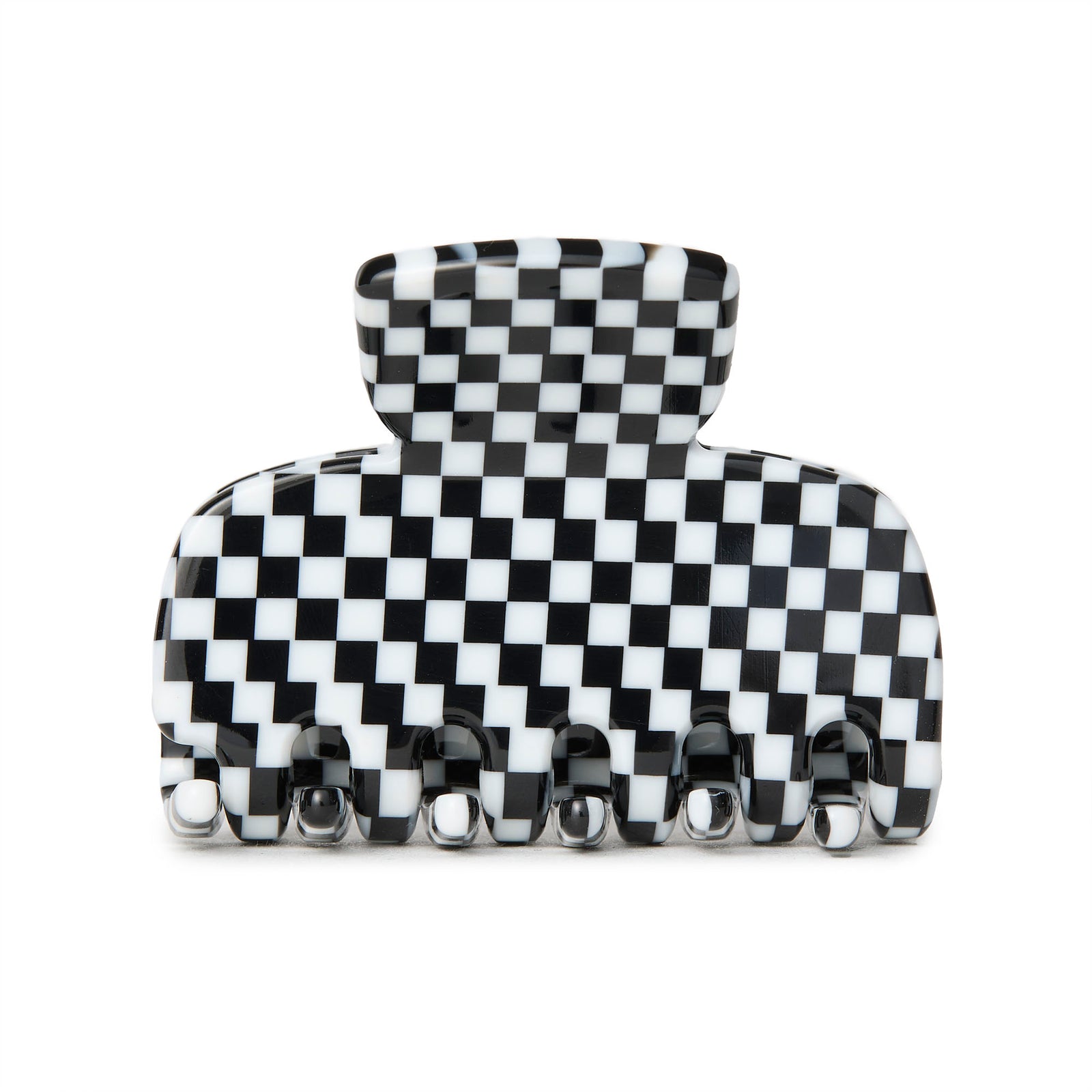 Lele Sadoughi HAIR CHECKERED MINI CLAW CLIP