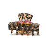Lele Sadoughi HAIR CHEETAH MINI MOI TOI CLAW CLIP