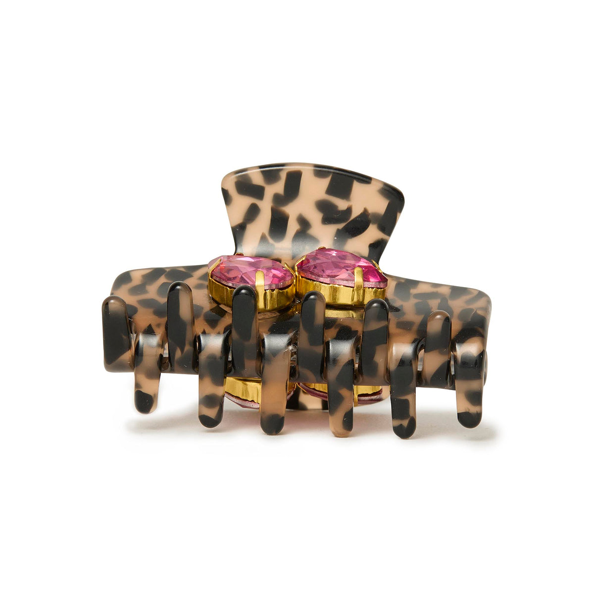 Lele Sadoughi HAIR CHEETAH MINI MOI TOI CLAW CLIP