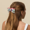 Lele Sadoughi HAIR CHRISTMAS GINGHAM RILEY PEARL SPRINKLE BOW BARRETTE