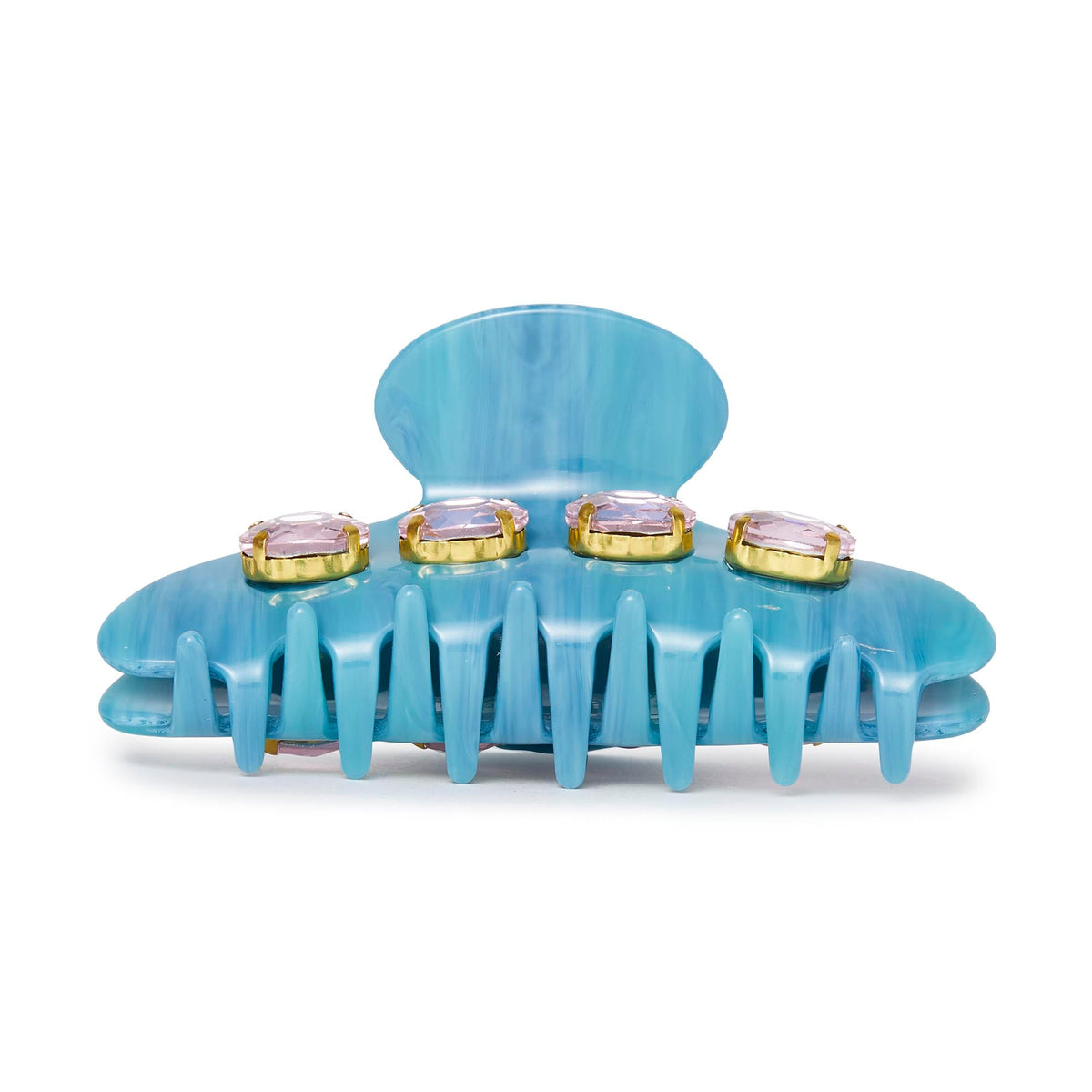 LELE SADOUGHI Hair Clips AZURE LARGE CRYSTAL CLAW CLIP