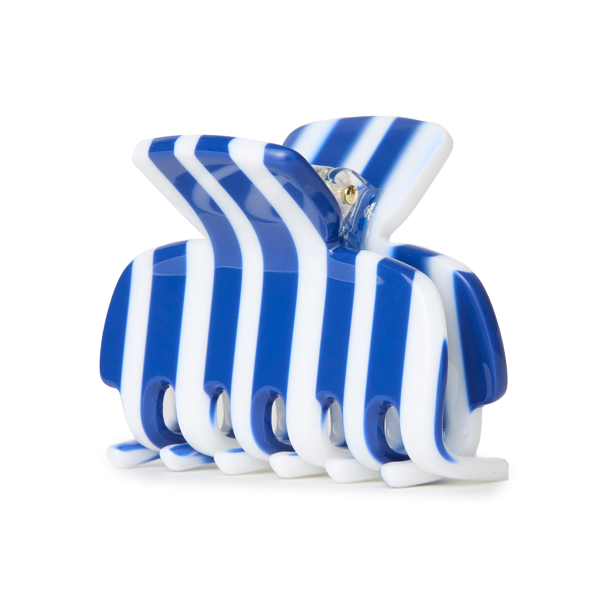 Lele Sadoughi Hair Clips BLUE CABANA MINI CLAW CLIP
