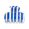 Lele Sadoughi Hair Clips BLUE CABANA MINI CLAW CLIP