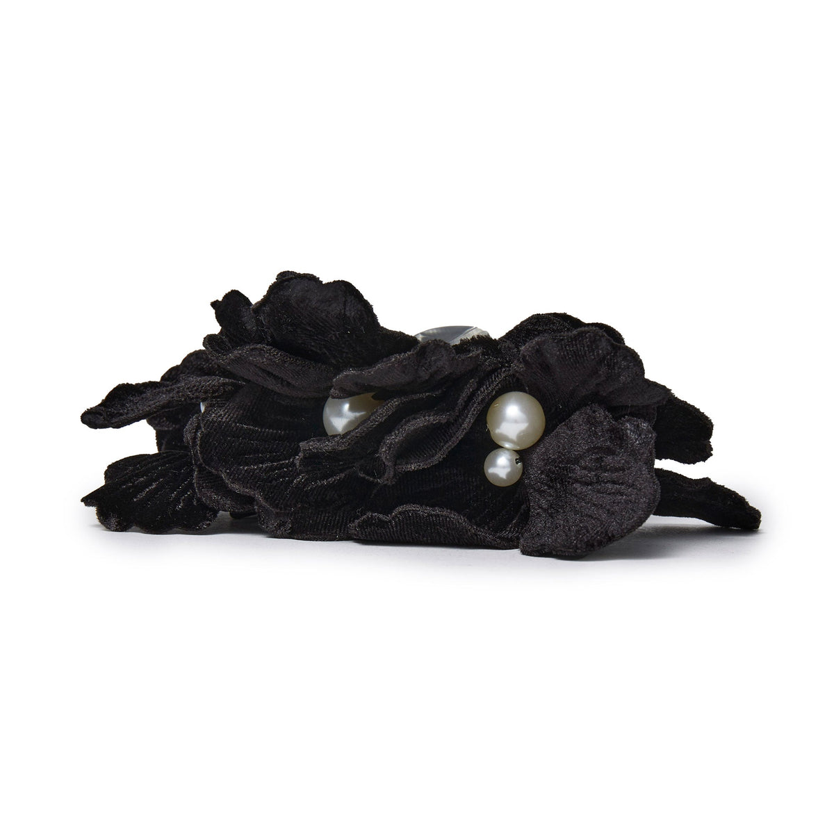 Lele Sadoughi Hair Clips JET MAGNOLIA CLAW CLIP