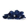 Lele Sadoughi Hair Clips NAVY MAGNOLIA CLAW CLIP