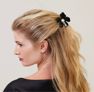 Lele Sadoughi HAIR ONE SIZE JET LILY CLAW CLIP