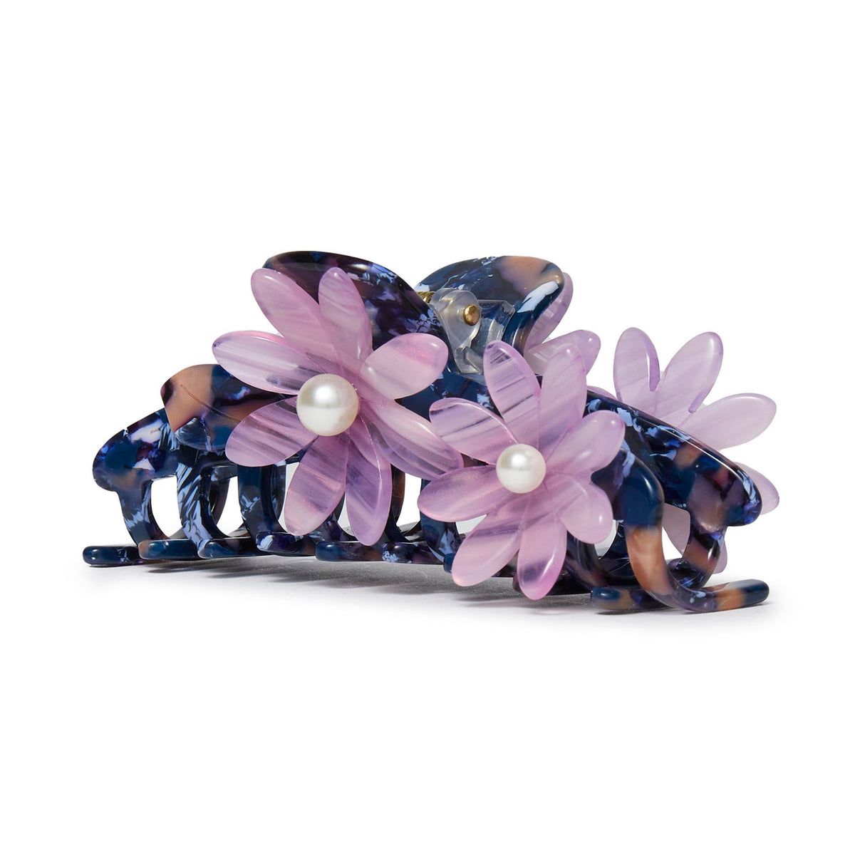 LELE SADOUGHI Hair Clips PASTEL MOSAIC PETUNIA CLAW CLIP