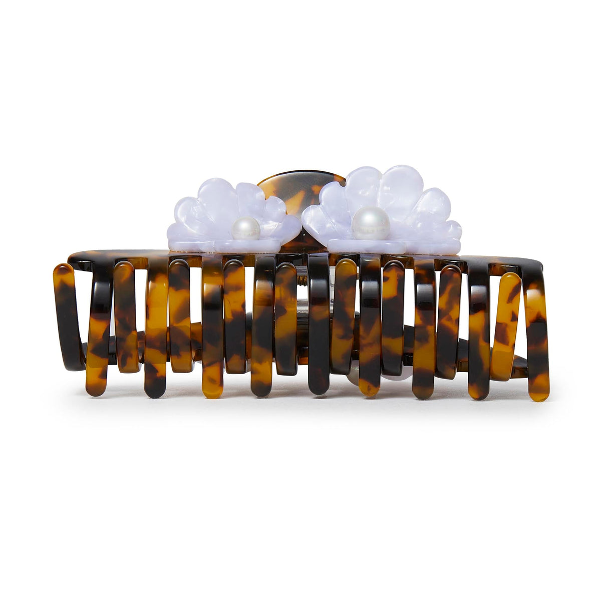 LELE SADOUGHI Hair Clips TORTOISE PEARL SHELL CLAW CLIP