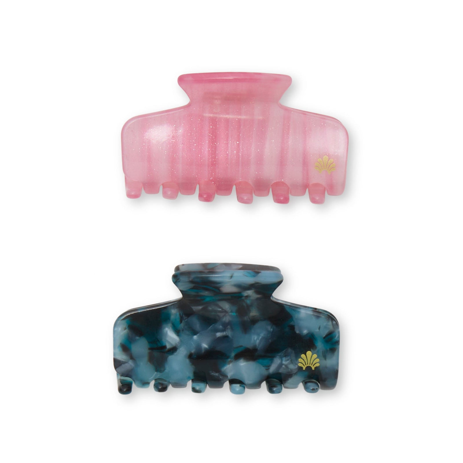 Lele Sadoughi Hair Clips ULTA STYLES FOR LELE BLUSH TEAL MINI CLAW CLIP DUO