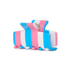 Lele Sadoughi HAIR CORAL TIDE MINI STRIPED CLAW CLIP