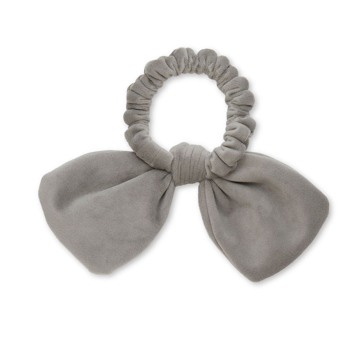 Lele Sadoughi HAIR DALLAS COWBOYS LELE X NFL GREY BOW SCRUNCHIE