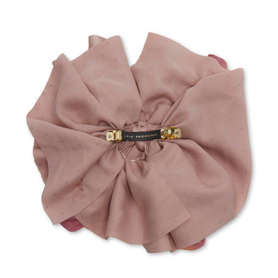 Lele Sadoughi HAIR DUSTY ROSE JEWELED CLUSTER FLORAL BOUQUET BARRETTE