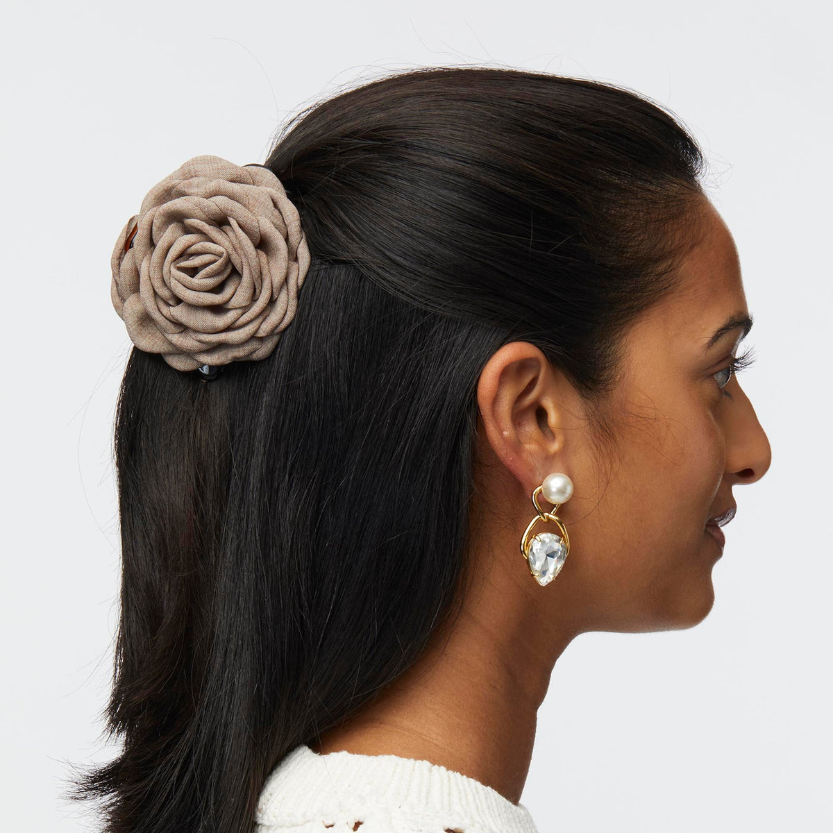 LELE SADOUGHI HAIR FAWN ROSETTE CLIP