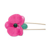Lele Sadoughi HAIR FUCHSIA ORCHID FRENCH PIN