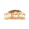LELE SADOUGHI HAIR GOLD METAL BAROQUE CLAW CLIP