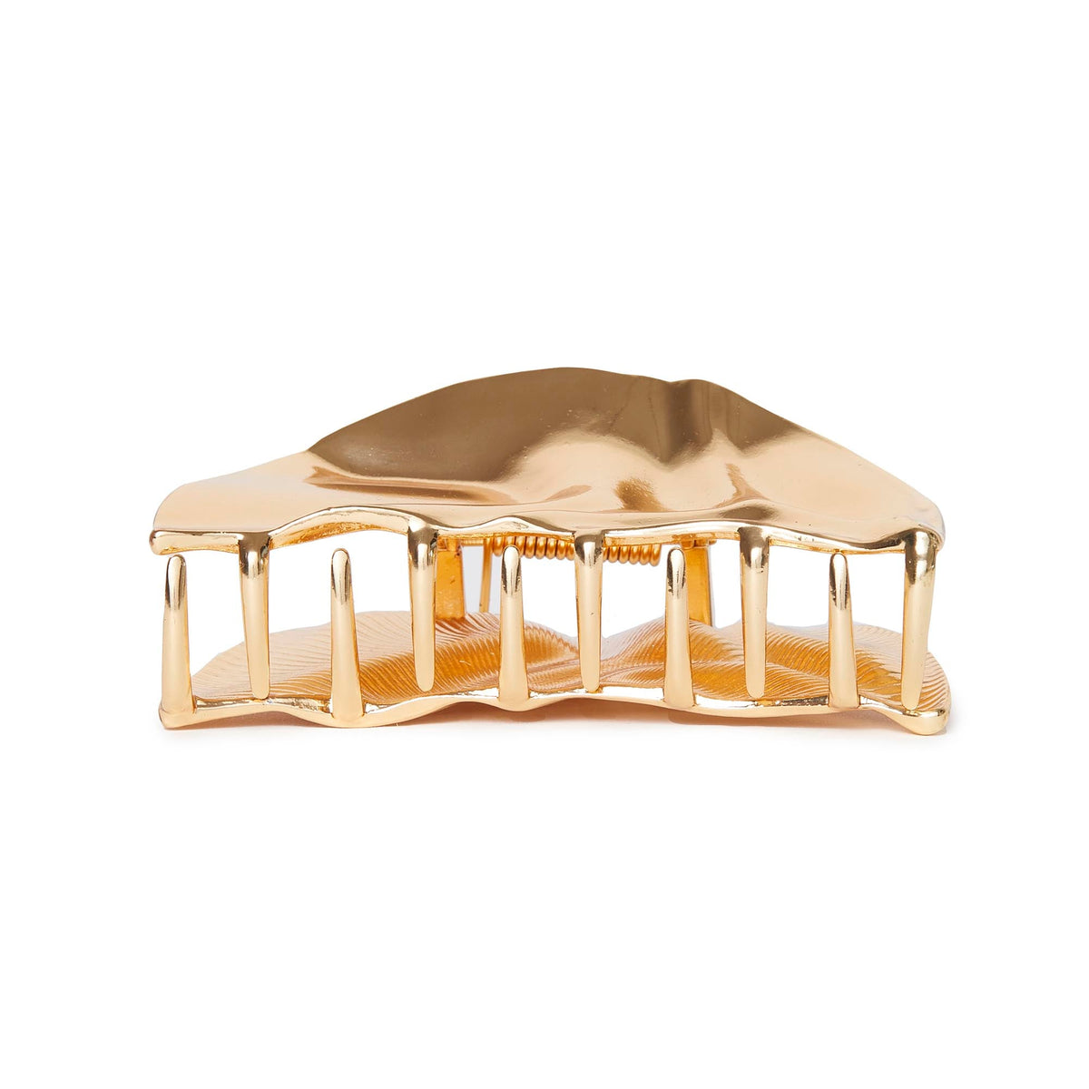 LELE SADOUGHI HAIR GOLD METAL BAROQUE CLAW CLIP