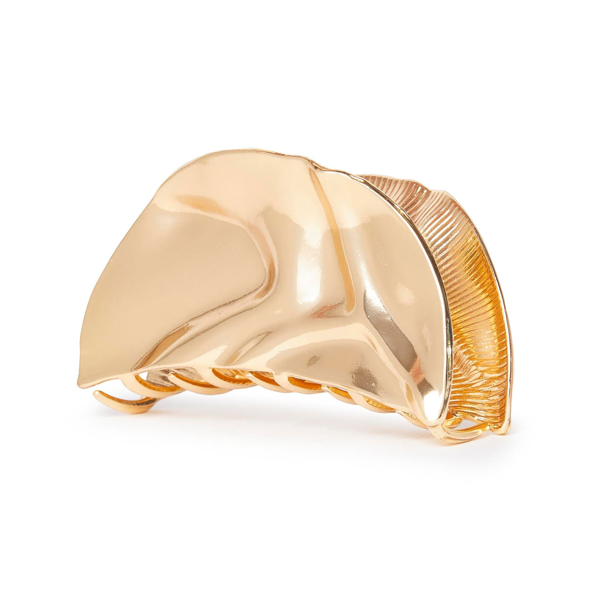 LELE SADOUGHI HAIR GOLD METAL BAROQUE CLAW CLIP