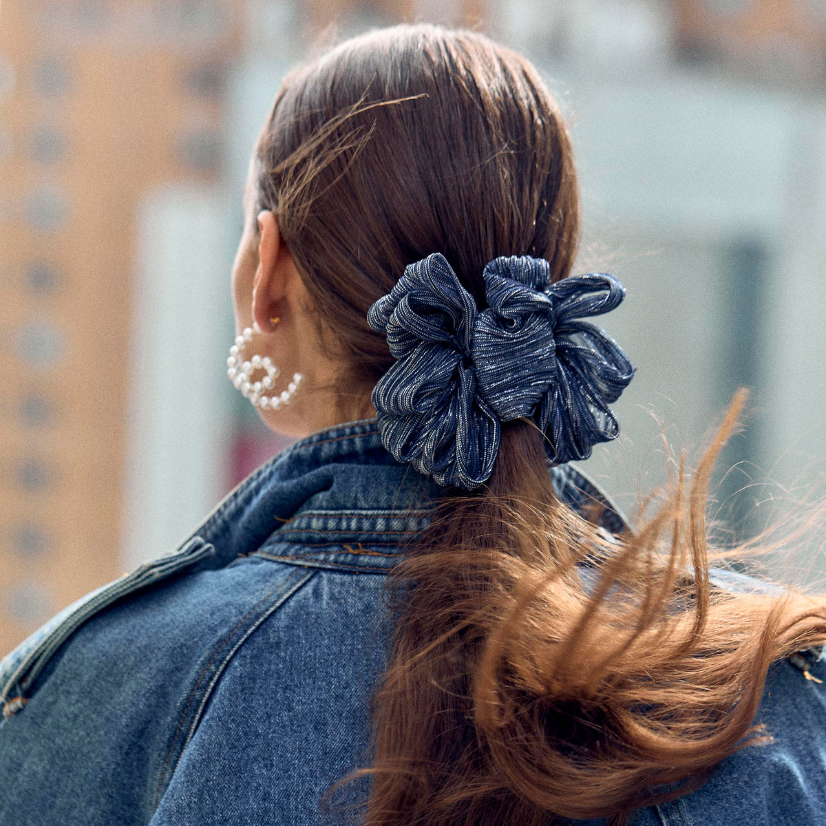 Lele Sadoughi HAIR IMPERIAL BLUE RITA GALAXY CLAW CLIP