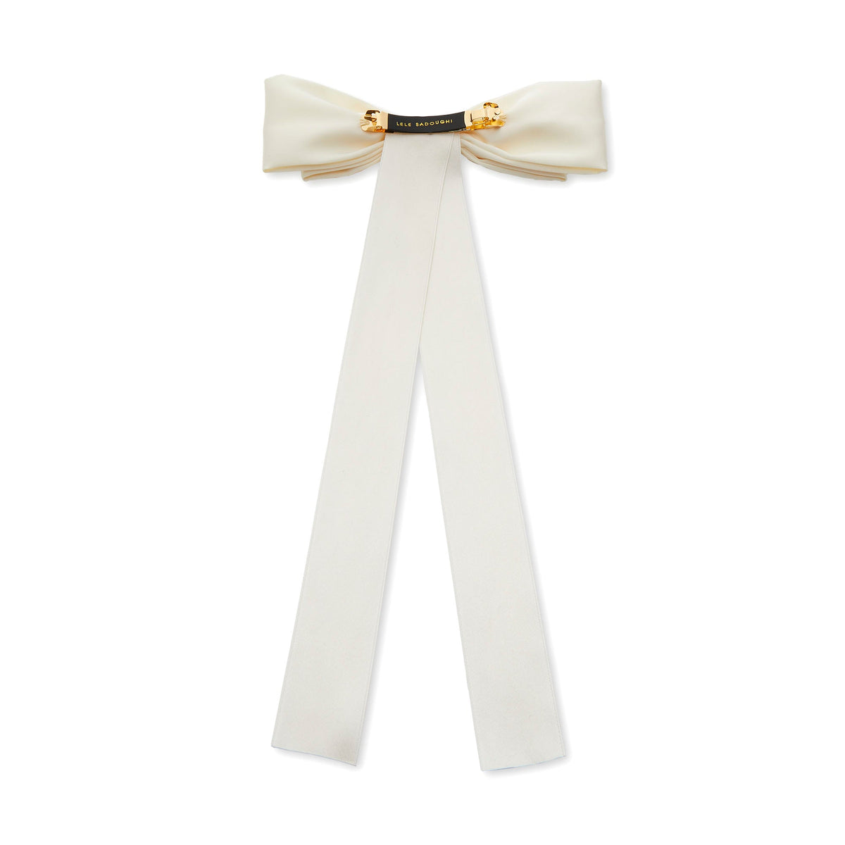 Lele Sadoughi HAIR IVORY JANE BOW BARRETTE