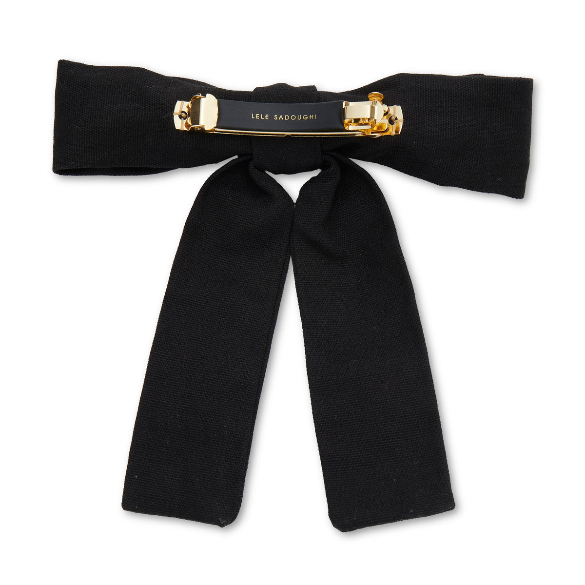 Lele Sadoughi HAIR JET ANTOINETTE  BOW BARRETTE