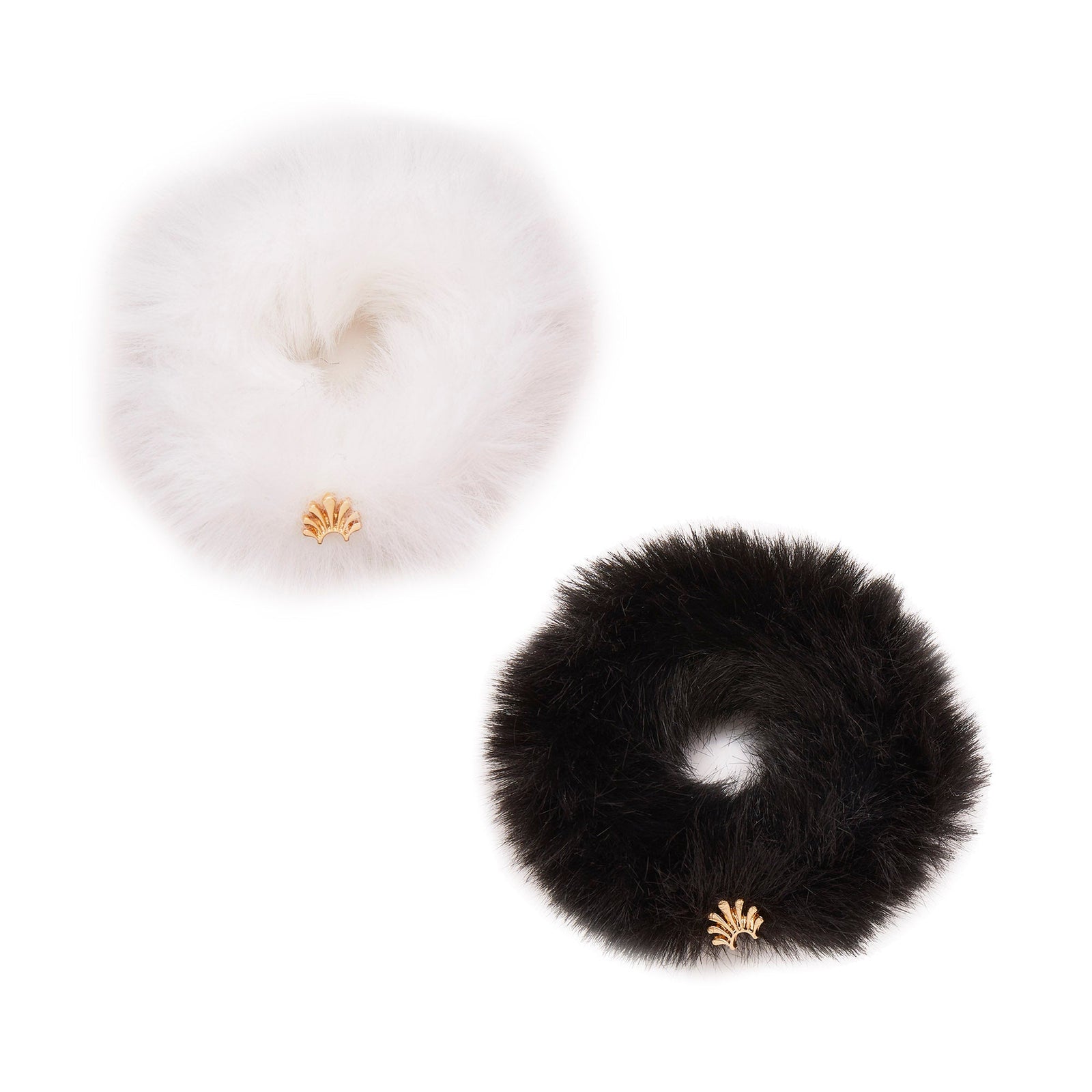 LELE SADOUGHI HAIR JET IVORY ASPEN SCRUNCHIE SET