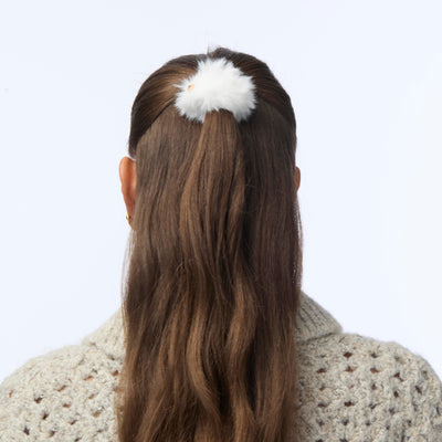 LELE SADOUGHI HAIR JET IVORY ASPEN SCRUNCHIE SET