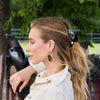 Lele Sadoughi HAIR JET LARGE CRYSTAL CLAW CLIP