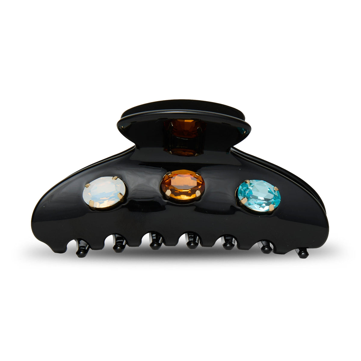 Lele Sadoughi HAIR JET LARGE CRYSTAL CLAW CLIP