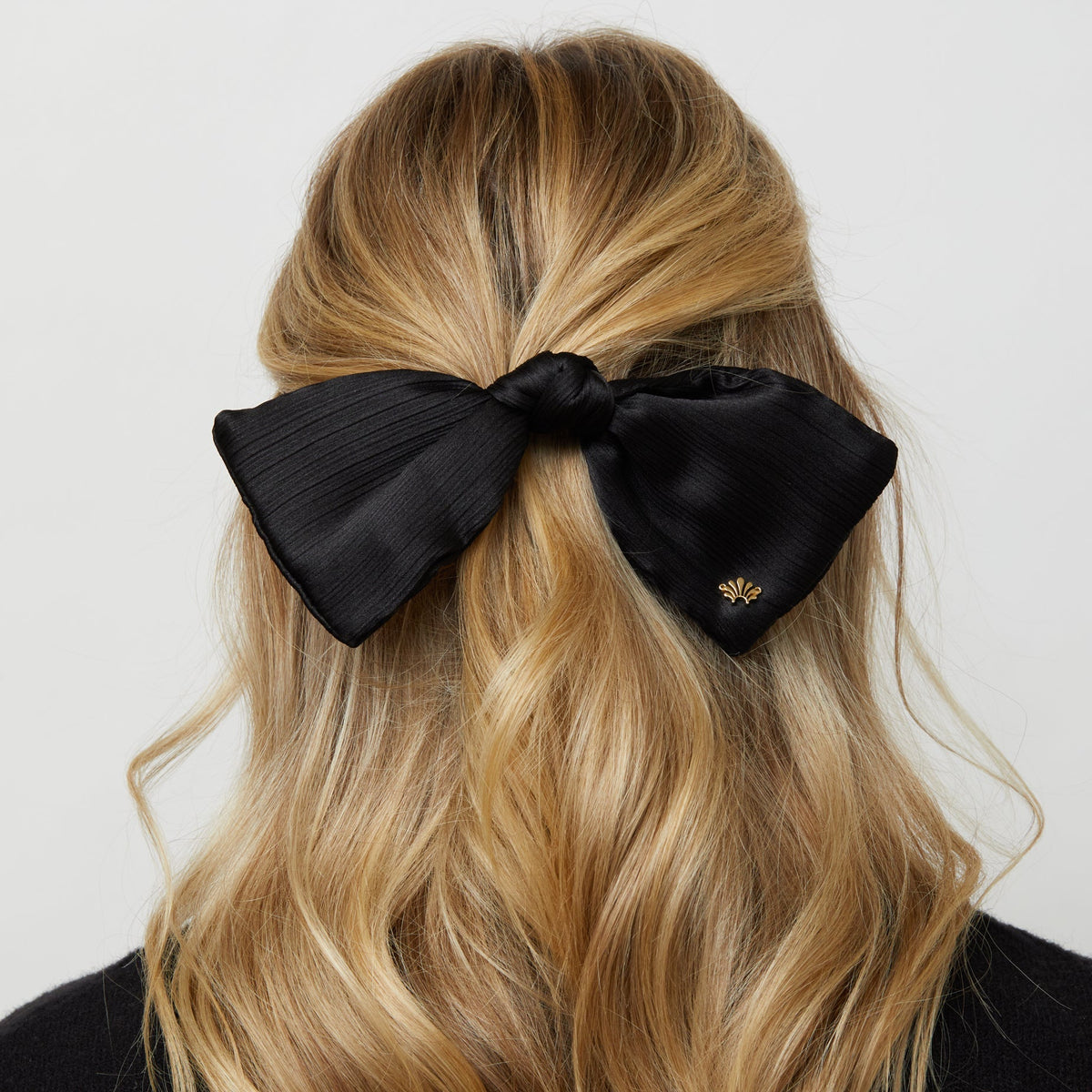 Lele Sadoughi HAIR JET PALOMA BOW BARRETTE