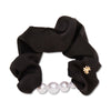 LELE SADOUGHI HAIR JET PEARL SILK SCRUNCHIE