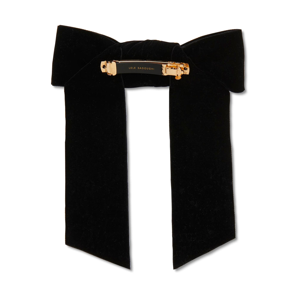 Lele Sadoughi HAIR JET SHIRLEY CRYSTAL PEBBLE BOW