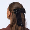 Lele Sadoughi HAIR JET SHIRLEY CRYSTAL PEBBLE BOW