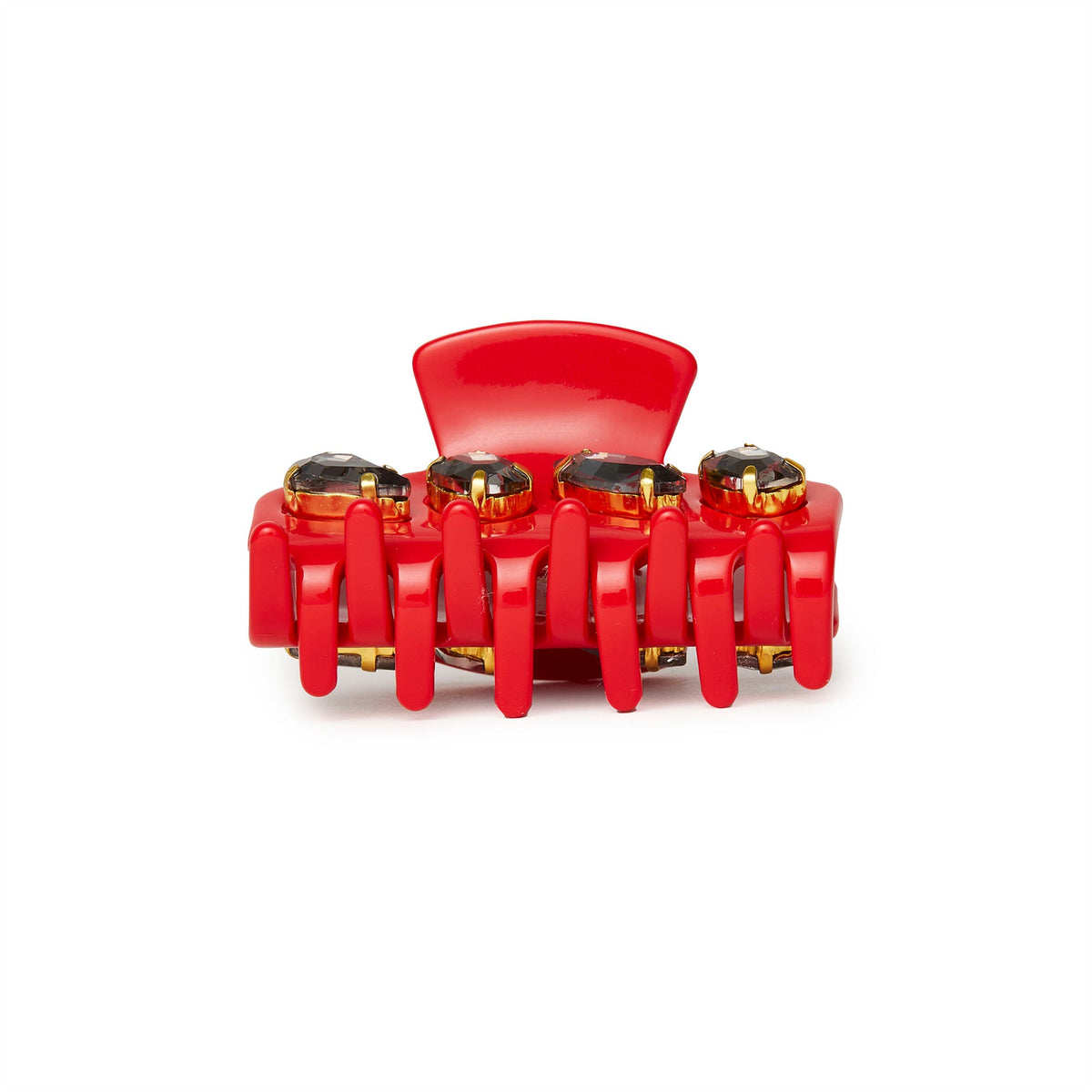 Lele Sadoughi HAIR LADYBUG RED MINI CRYSTAL CLAW CLIP