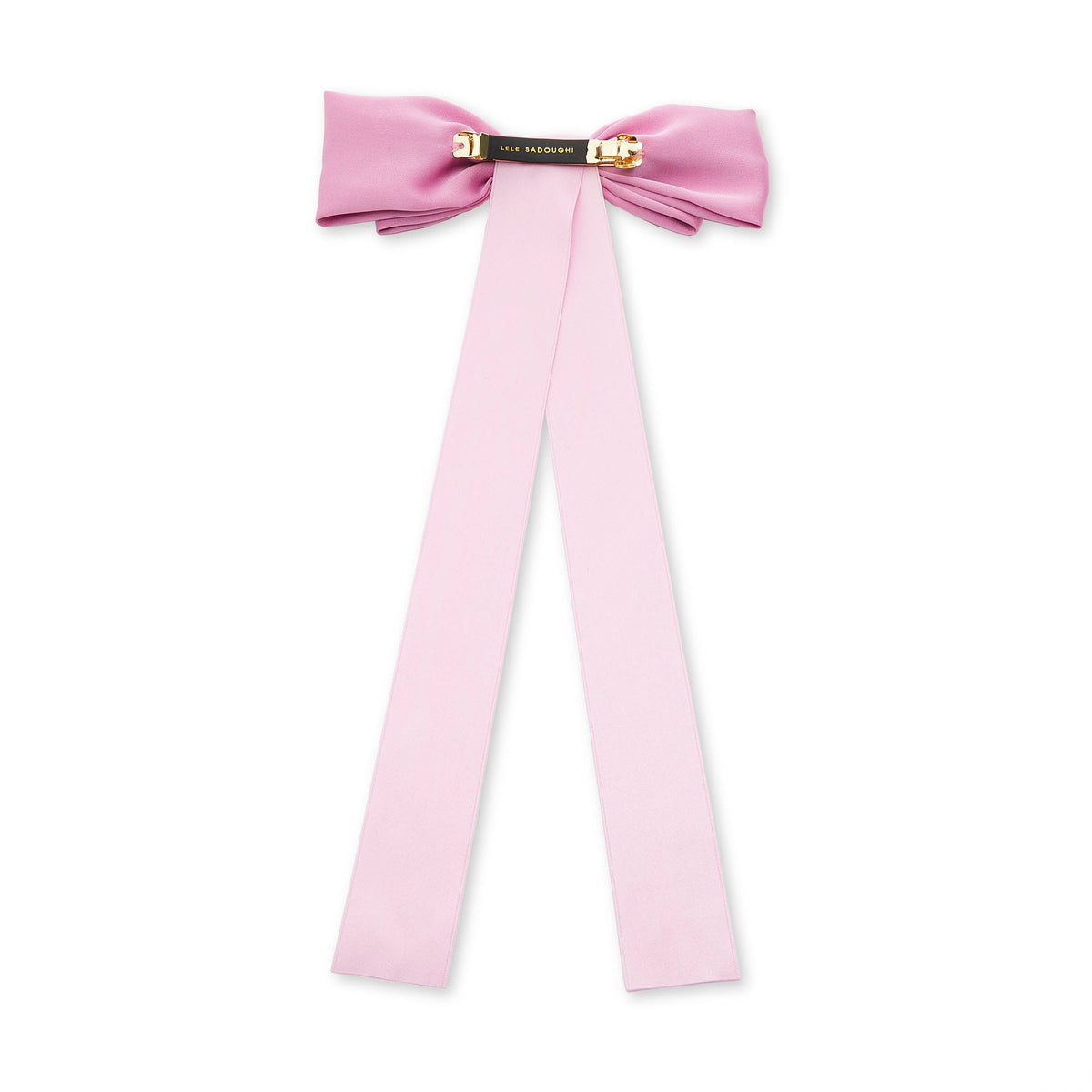 Lele Sadoughi HAIR LIPSTICK PINK JANE BOW BARRETTE
