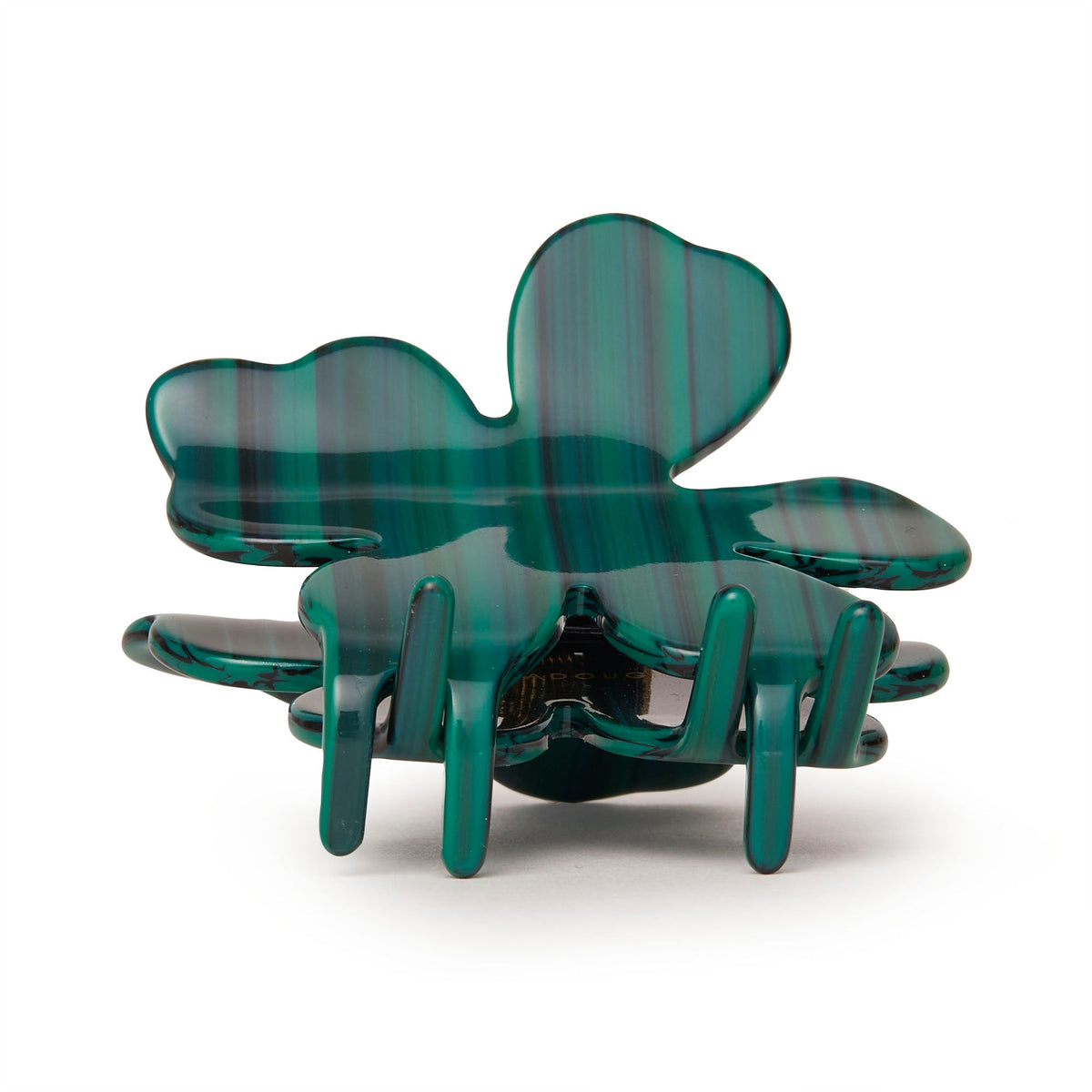 Lele Sadoughi HAIR MALACHITE LILY CLAW CLIP