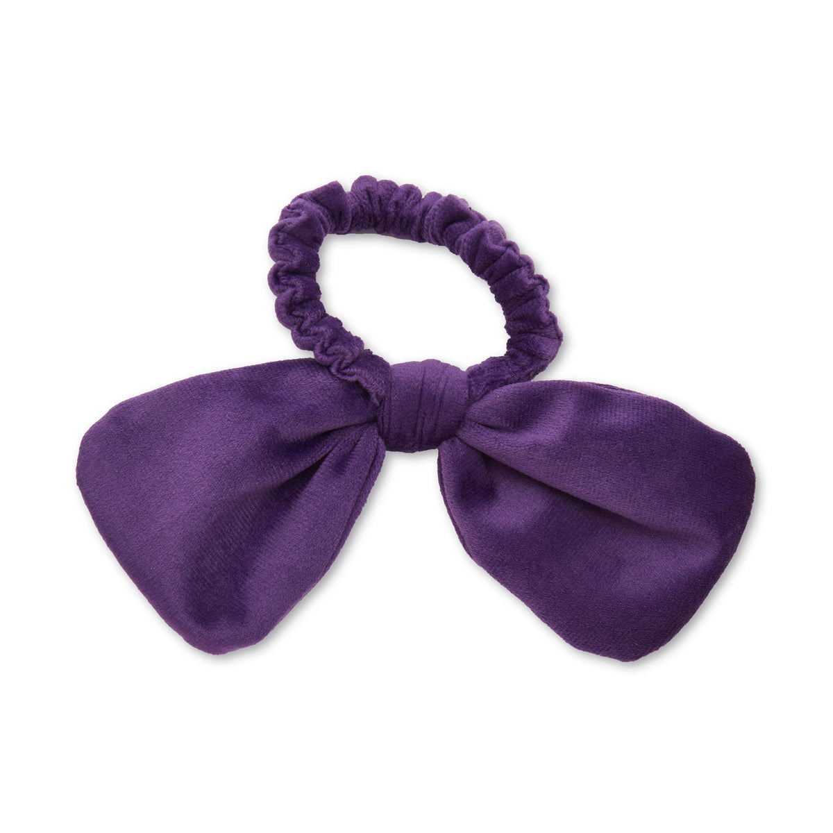 Lele Sadoughi HAIR MIINNESOTA VIKINGS LELE X NFL PURPLE BOW SCRUNCHIE