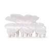 Lele Sadoughi HAIR MOTHER OF PEARL HIBISCUS CLAW CLIP