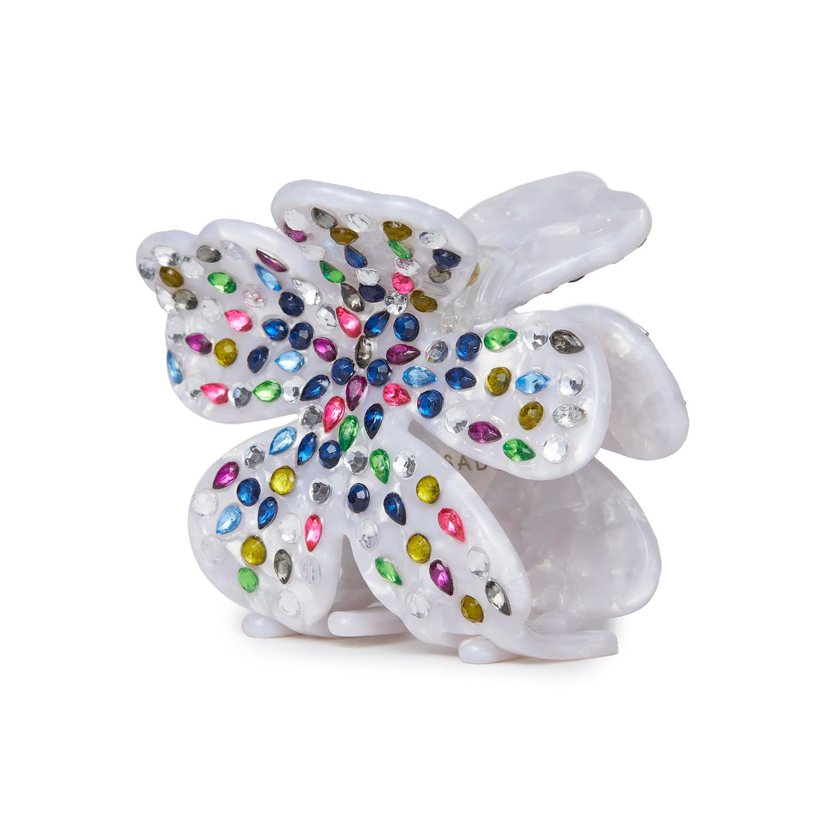 LELE SADOUGHI HAIR MOTHER OF PEARL RAINBOW LILY CLAW CLIP