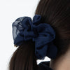 Lele Sadoughi HAIR NAVY CINDY OVERSIZED SCRUNCHIE
