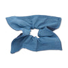 Lele Sadoughi HAIR ONE SIZE DENIM DOUBLE FACED SQUARE SCRUNCHIE