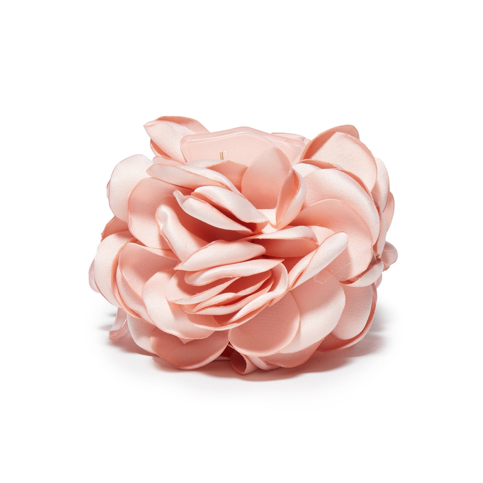 Lele Sadoughi HAIR ONE SIZE DUSTY ROSE PEONY FLOWER CLAW CLIP
