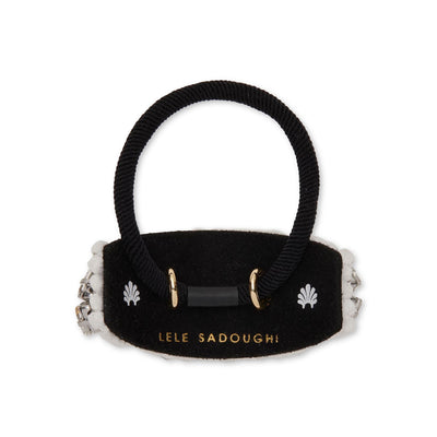 Lele Sadoughi HAIR ONE SIZE IVORY GENIE CRYSTAL HAIR TIE