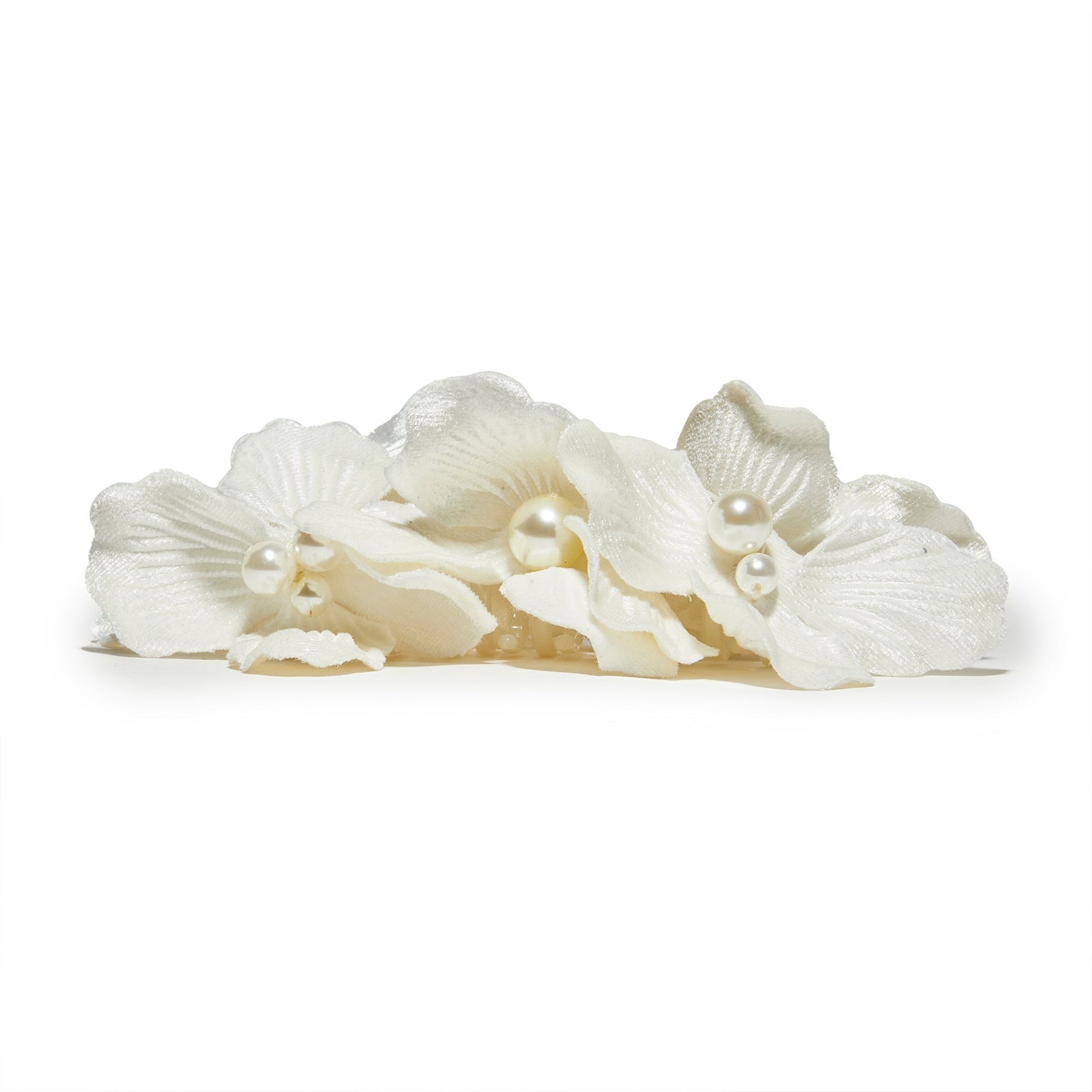 Lele Sadoughi HAIR ONE SIZE IVORY MAGNOLIA CLAW CLIP