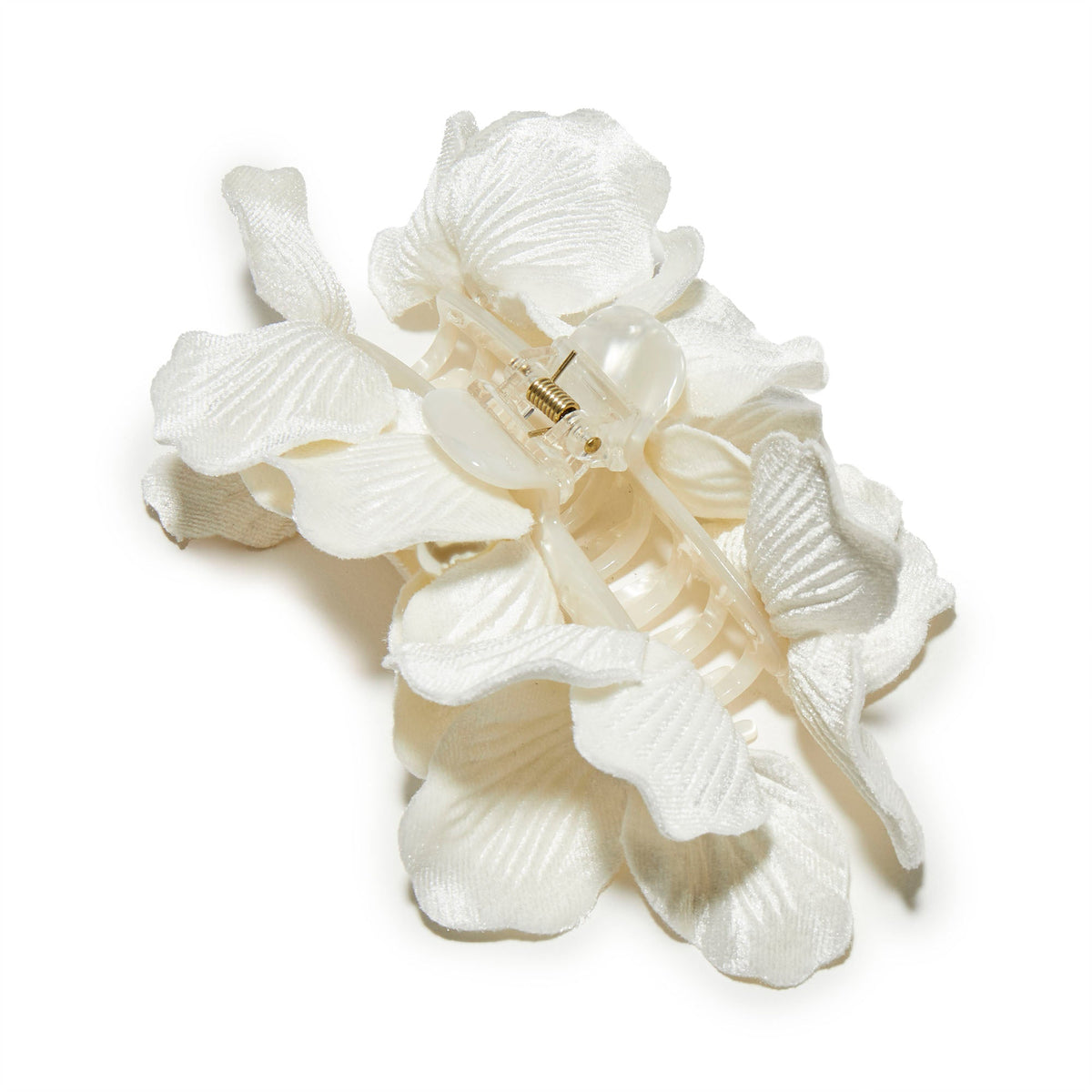 Lele Sadoughi HAIR ONE SIZE IVORY MAGNOLIA CLAW CLIP