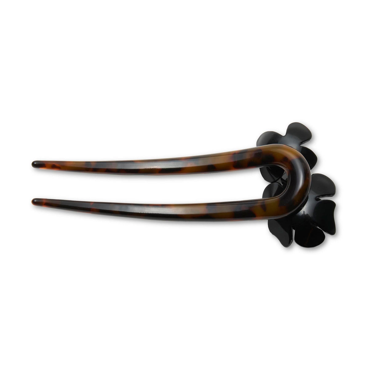 Lele Sadoughi HAIR ONE SIZE JET TORTOISE PETUNIA HAIR PIN