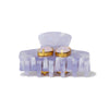 Lele Sadoughi HAIR ONE SIZE LILAC MINI CRYSTAL CLAW CLIP